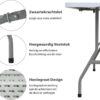Klaptafel Party Wit 180x75cm - Afbeelding 4