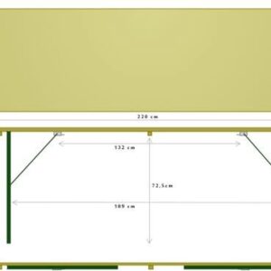 Bierbank tafel 220x70